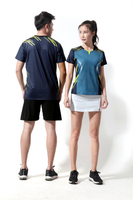 Vêtements de tennis imprimés avec protection solaire à séchage rapide