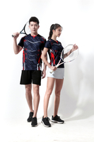 Vêtements de tennis pour adultes en polyester avec protection UV