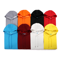 Sweats à capuche unisexe unis surdimensionnés en coton OEM
