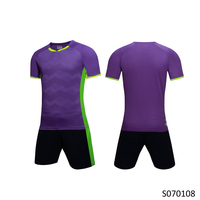 Maillot de football bleu classique pour femme