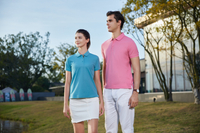 Vêtements décontractés pour hommes de polo sec ajusté en polyester spandex brodé